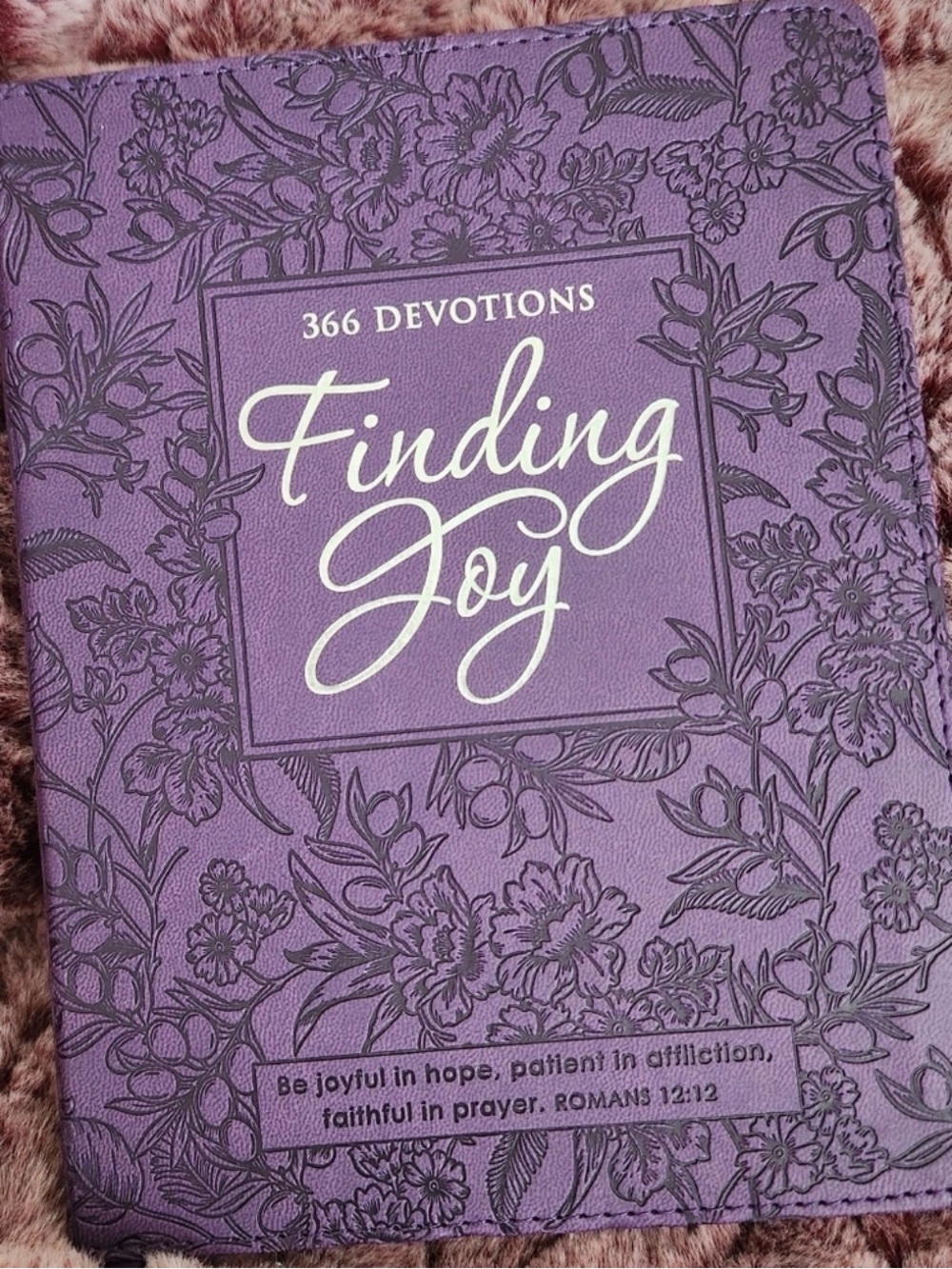 Finding Joy 366 Devotions Purple Journal